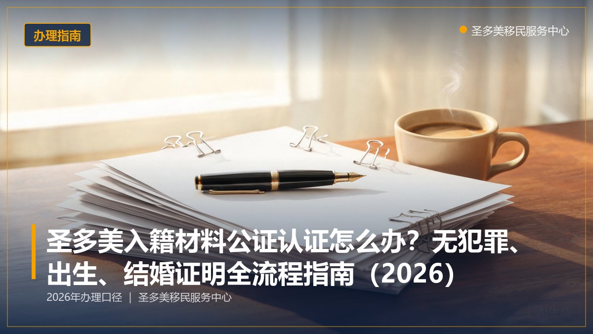 圣多美入籍材料公证认证怎么办?无犯罪、出生、结婚证明全流程指南(2026)